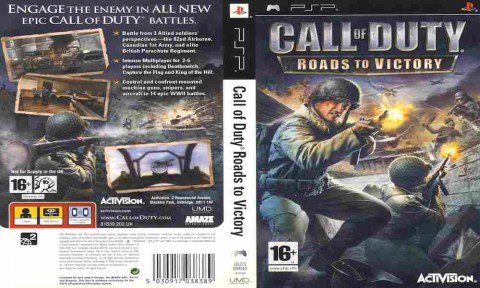 Игра CALL OF DUTY roads to victory, Sony PSP, 178-100, Баград.рф